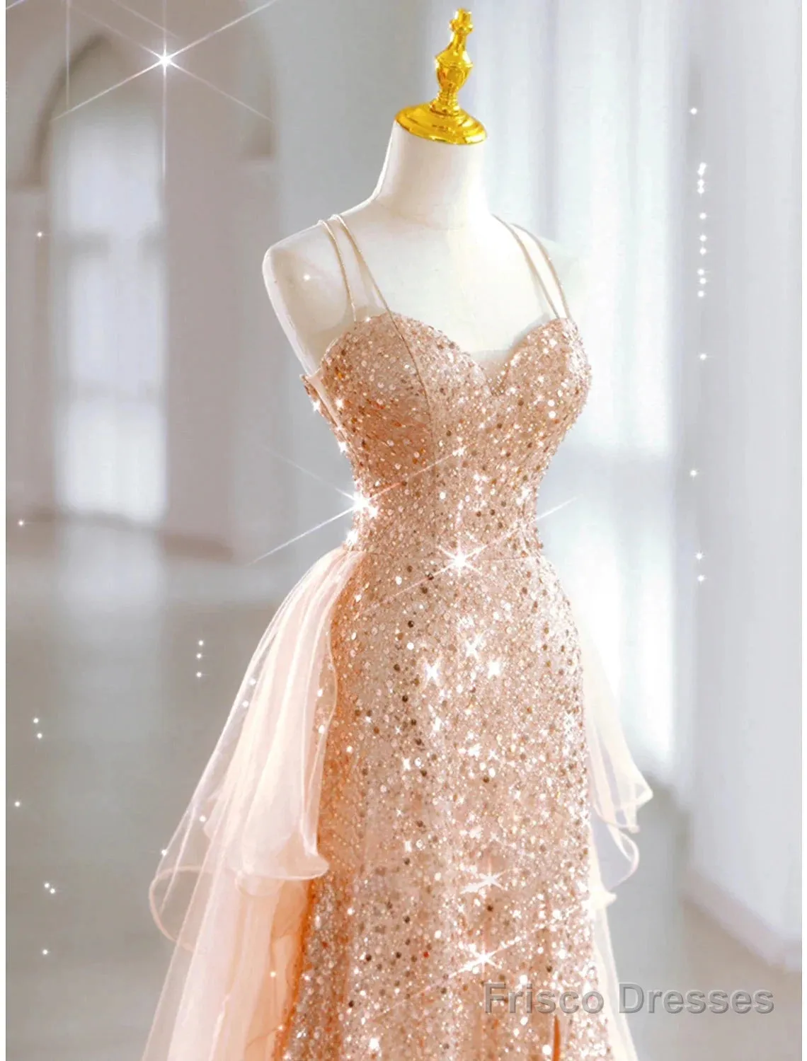 A-Line Prom Dresses Sparkle & Shine Dress Sweet 16 Birthday Floor Length Sleeveless Sweetheart Tulle With Sequin