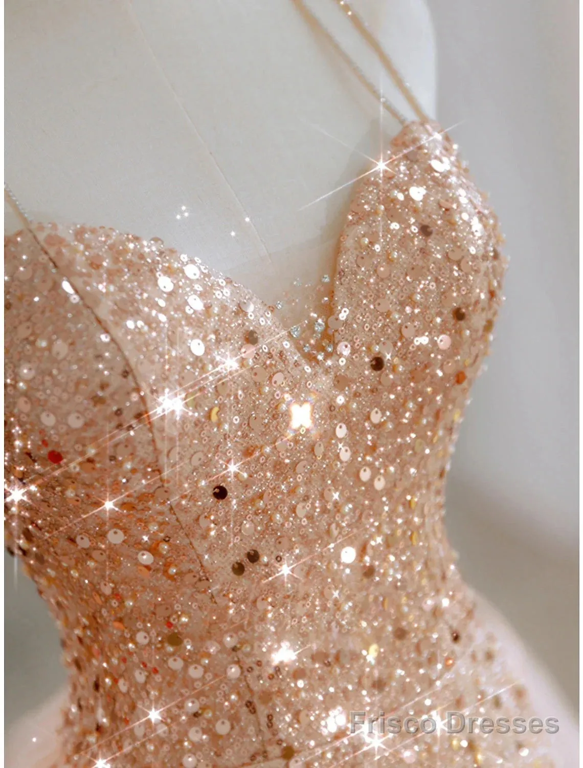 A-Line Prom Dresses Sparkle & Shine Dress Wedding Guest Sweet 16 Floor Length Sleeveless Sweetheart Tulle With Sequin