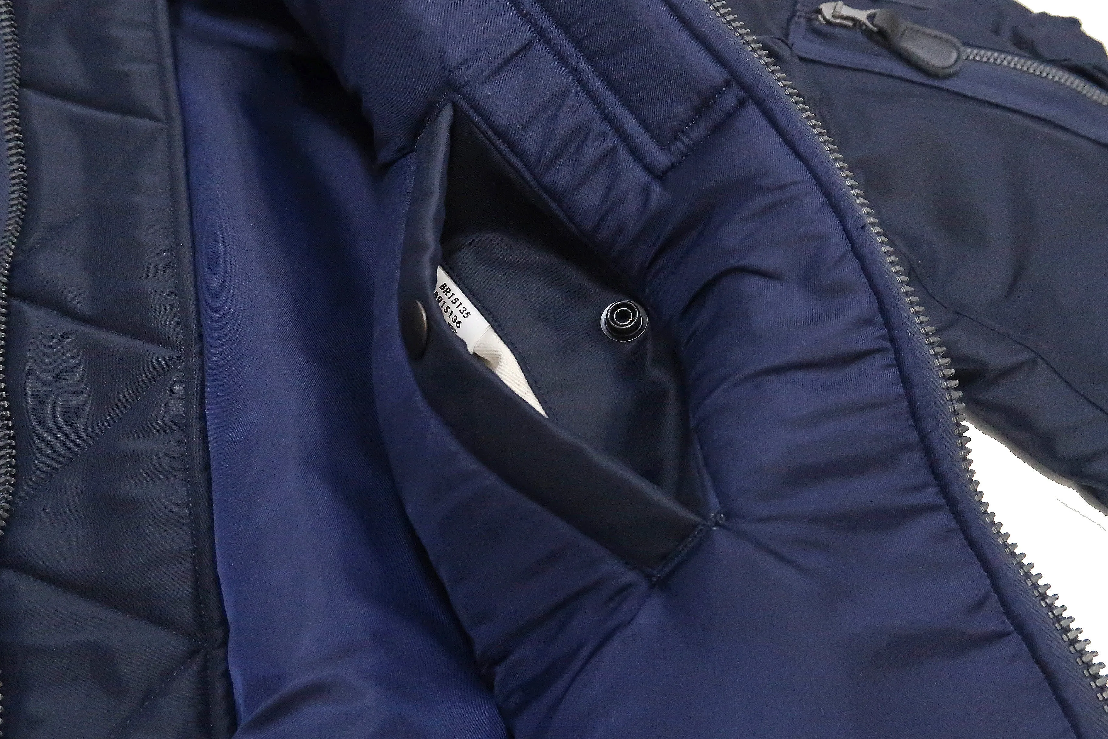 Buzz Rickson Jacket Men's Reissue of USAF B-15C Flight Jacket BR15135 B15C Air Force Blue