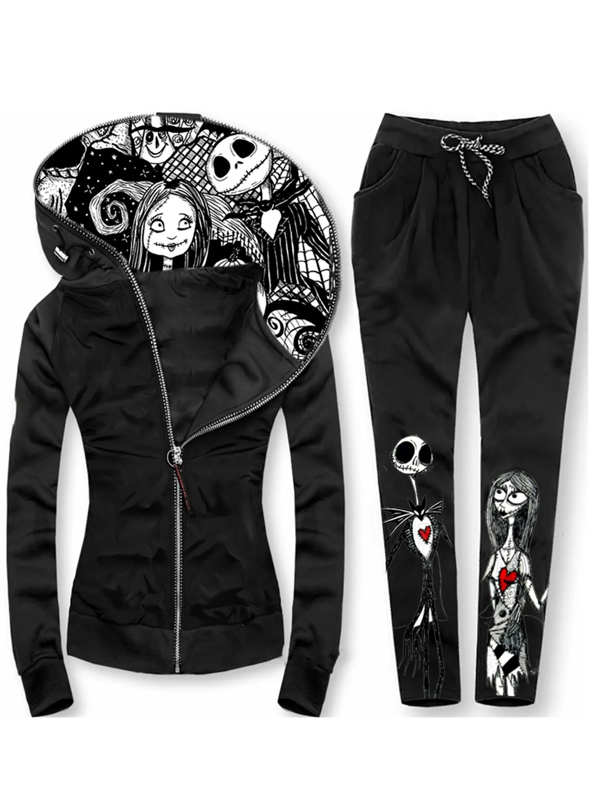 Casual Hooded Sweater Pants Set