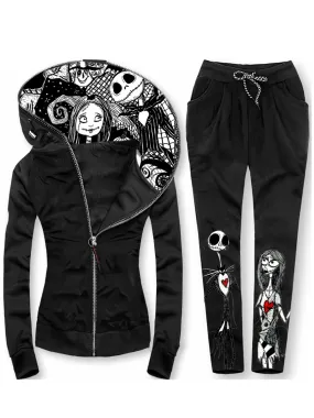 Casual Hooded Sweater Pants Set