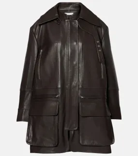 CO Leather field jacket