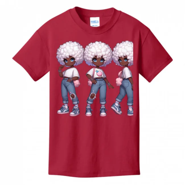 Cotton Candy Stylie Girl's T-shirt