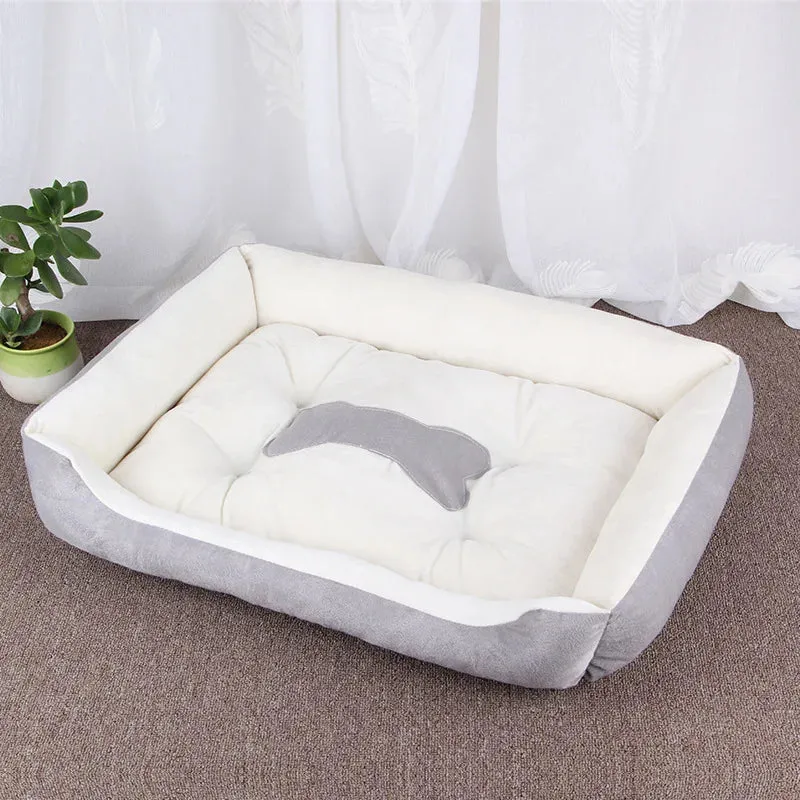Dog Cat Bed Folding Sofa Winter Kennel Medium Small Large Pet Dog Bed Fluffy Puppy House For Cat Kennel Pet Supplies Accessories
