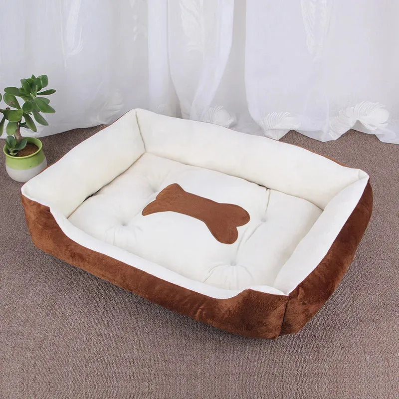 Dog Cat Bed Folding Sofa Winter Kennel Medium Small Large Pet Dog Bed Fluffy Puppy House For Cat Kennel Pet Supplies Accessories