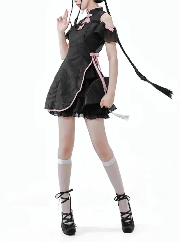 Dresses Girly Sweet Chinese
