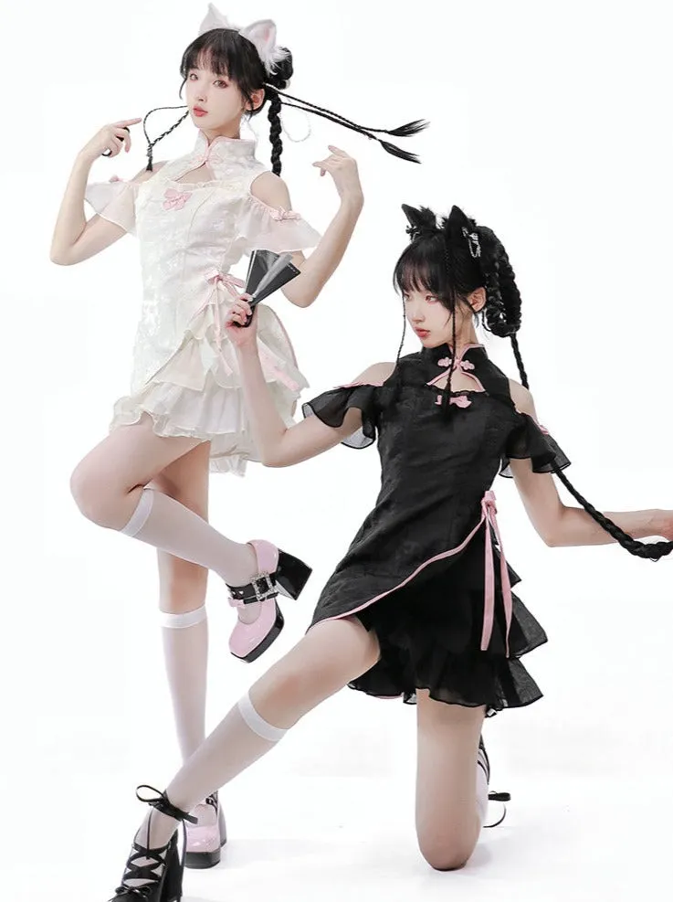 Dresses Girly Sweet Chinese