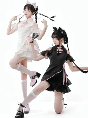 Dresses Girly Sweet Chinese