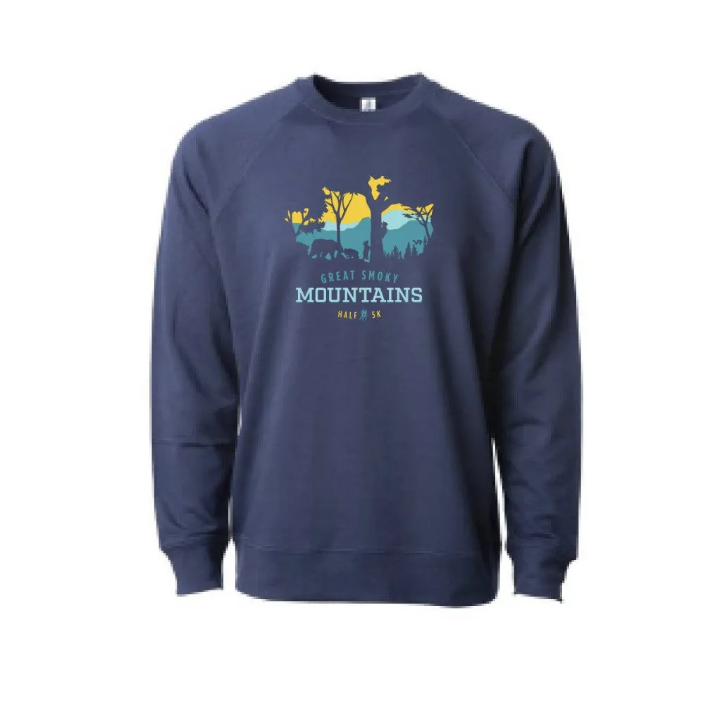 Great Smoky Mountains Peek-a-Boo Trees Crew Neck