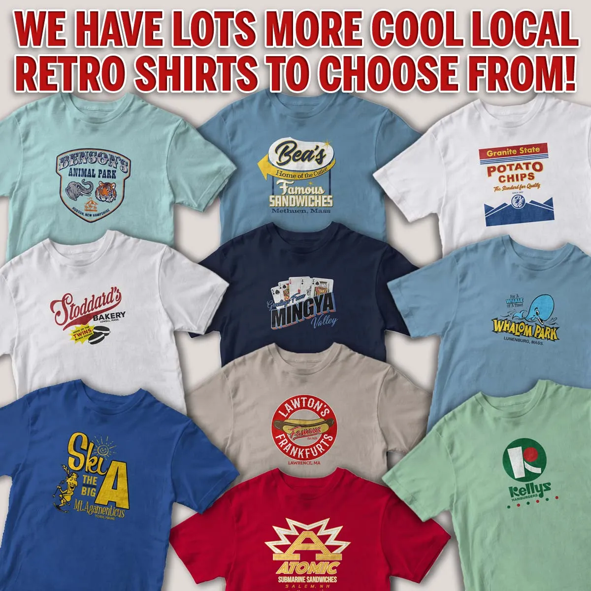 Lawton's Frankfurts T-Shirt, Adult Unisex Sand Tshirt, 100% Cotton, S-XXL, Lawrence MA, Gone But Not Forgotten, New England Memories