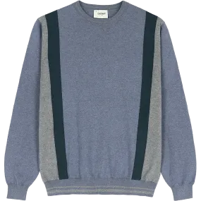 Lost Valley Cashmere Blend Crew - Blue