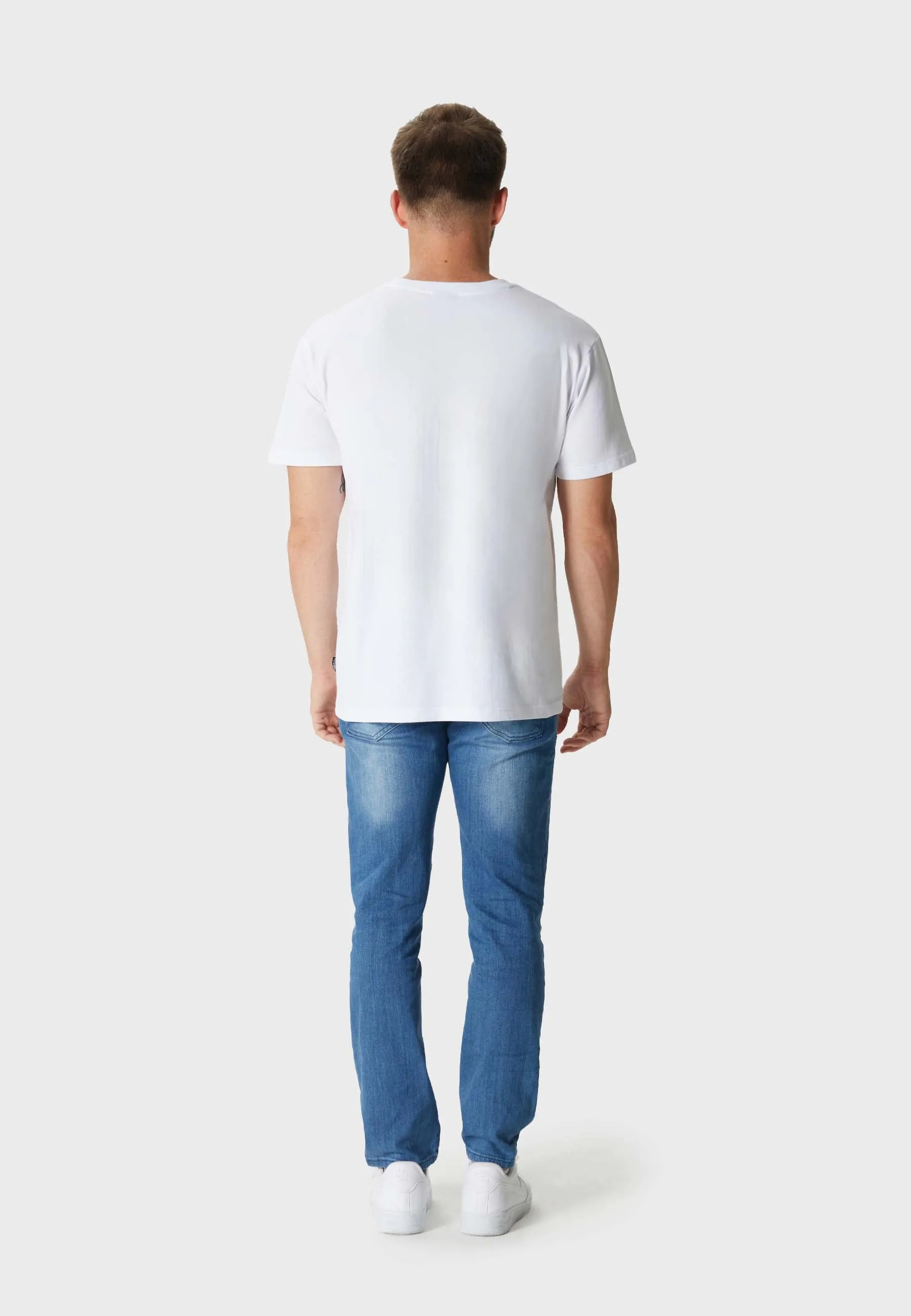 Owl Skull T-Shirt White