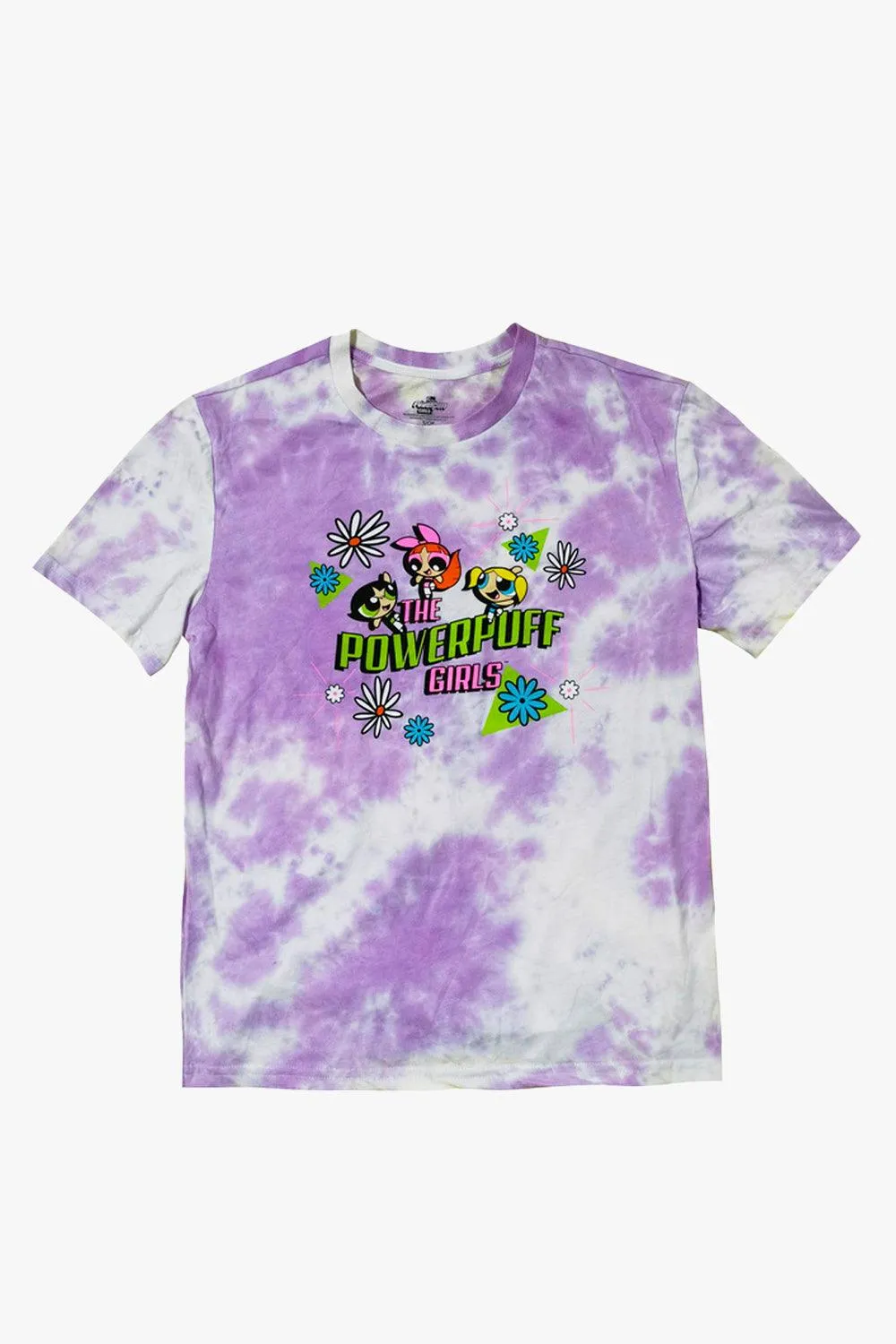 Powerpuff Girls Tie Dye Purple T-Shirt