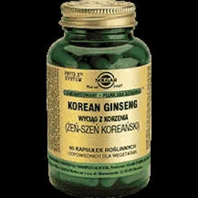 Solgar Korean Ginseng x 60 capsules