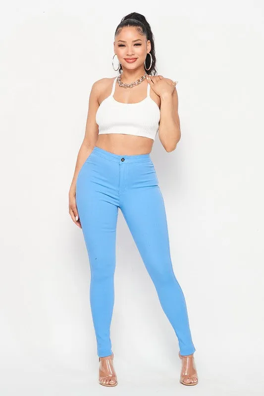 Solid Stretch Pants
