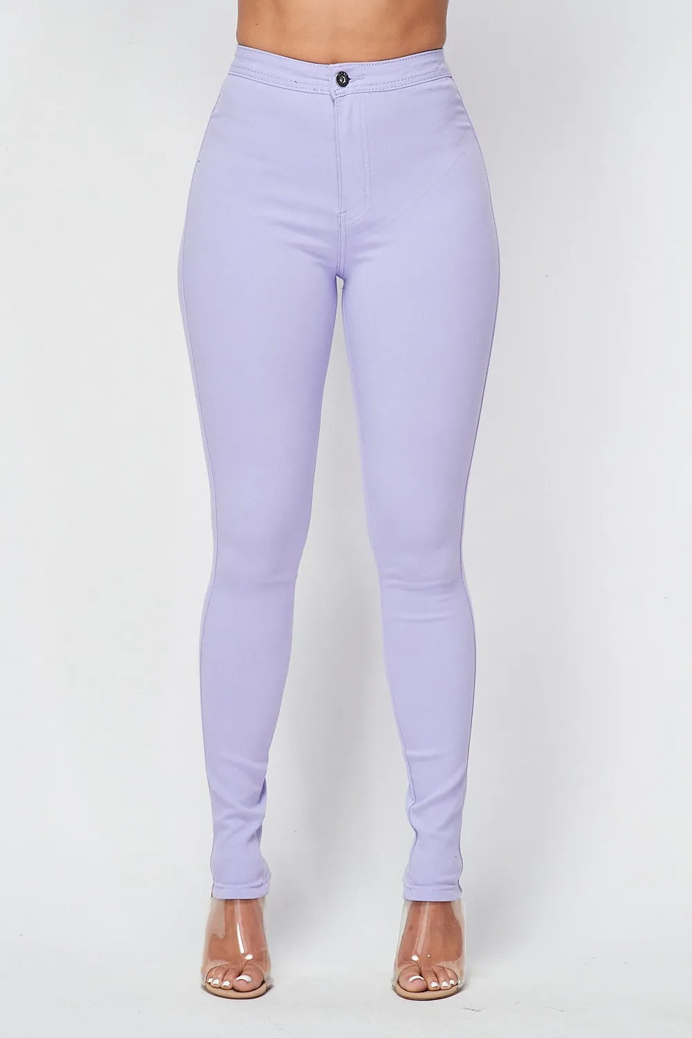 Solid Stretch Pants
