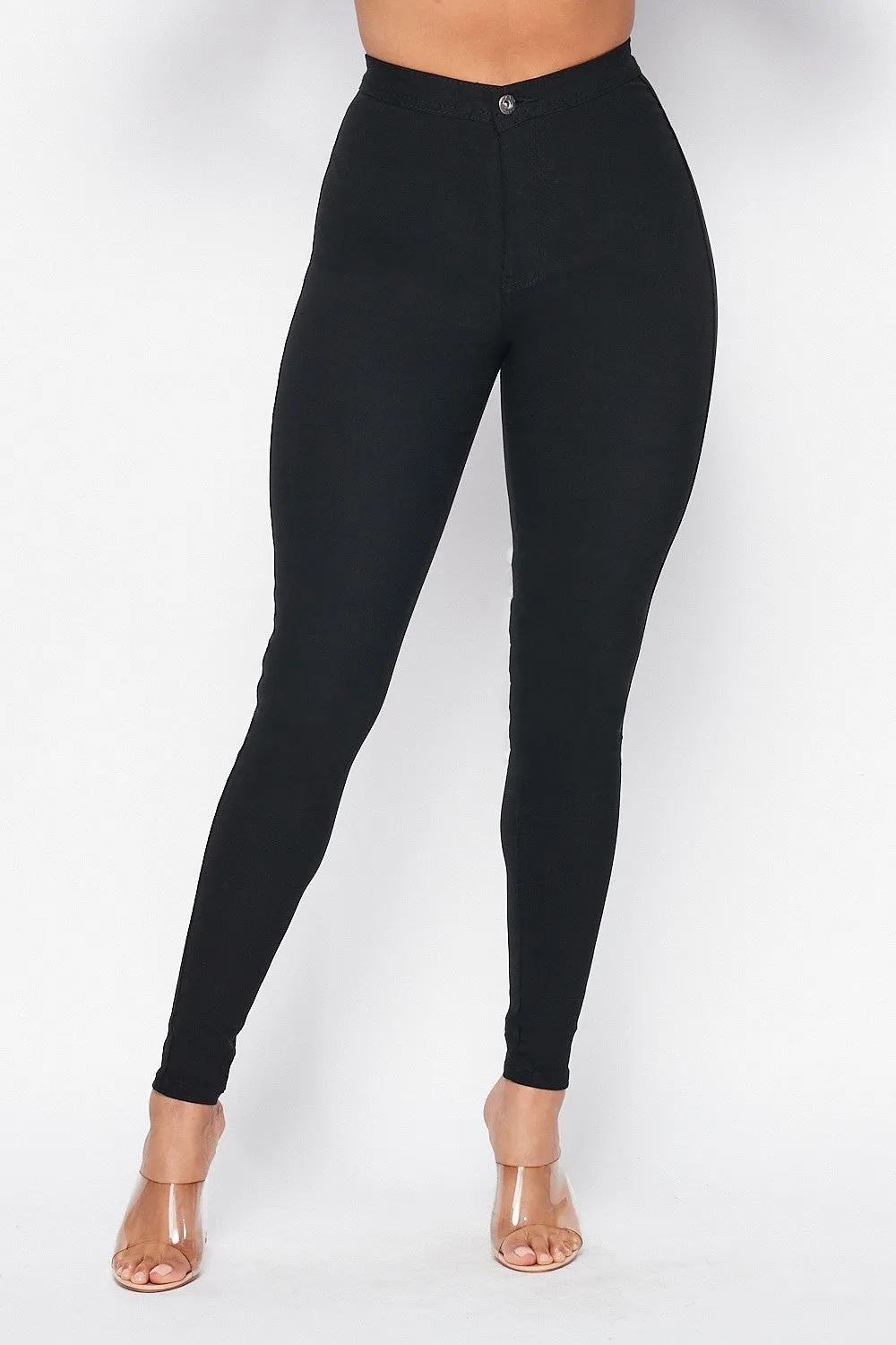 Solid Stretch Pants