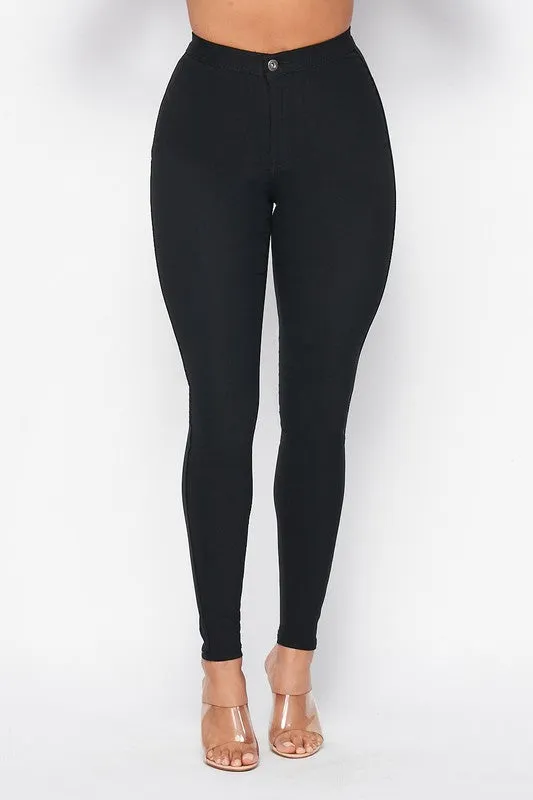 Solid Stretch Pants