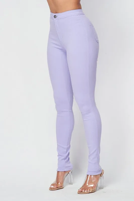 Solid Stretch Pants
