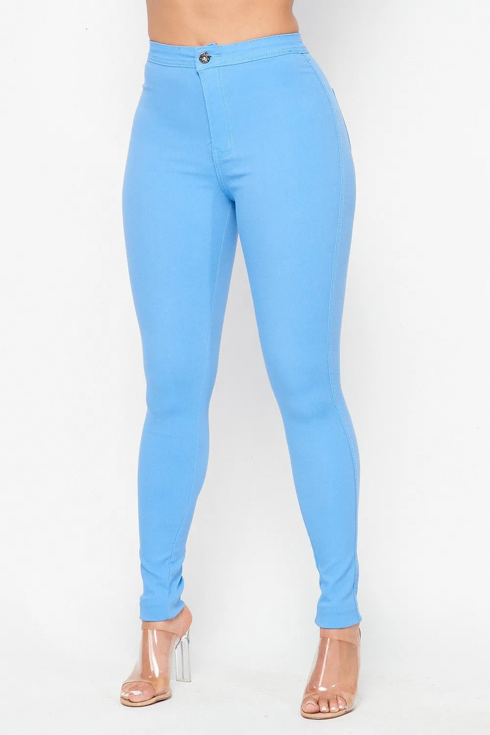 Solid Stretch Pants