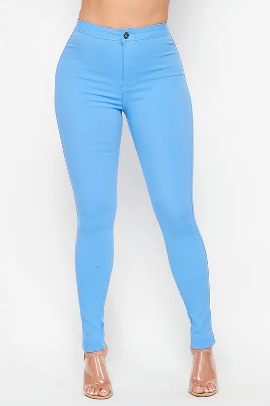 Solid Stretch Pants