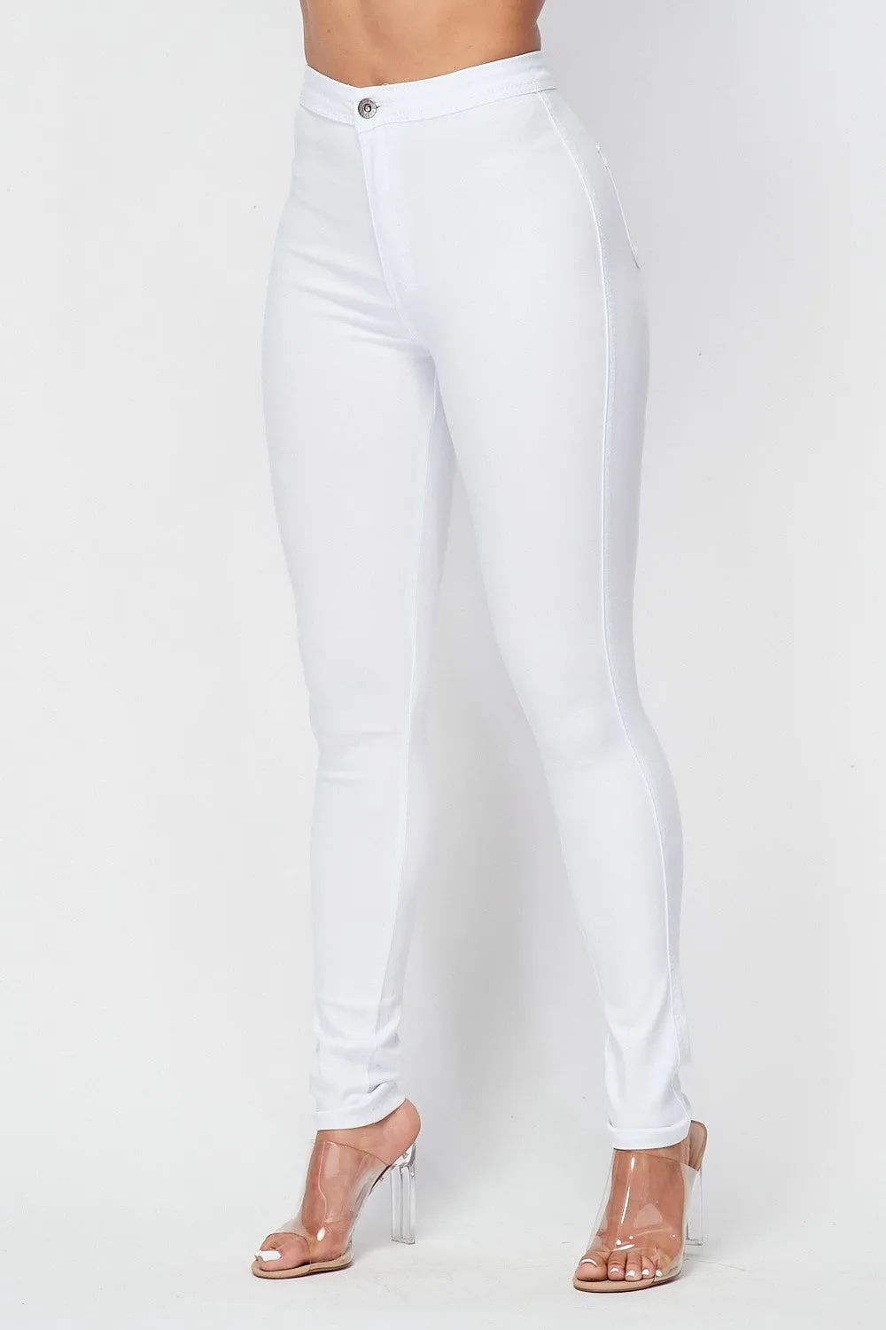 Solid Stretch Pants