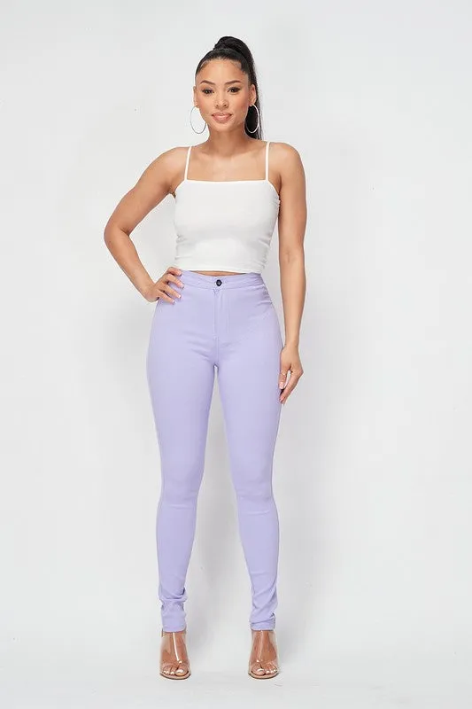 Solid Stretch Pants