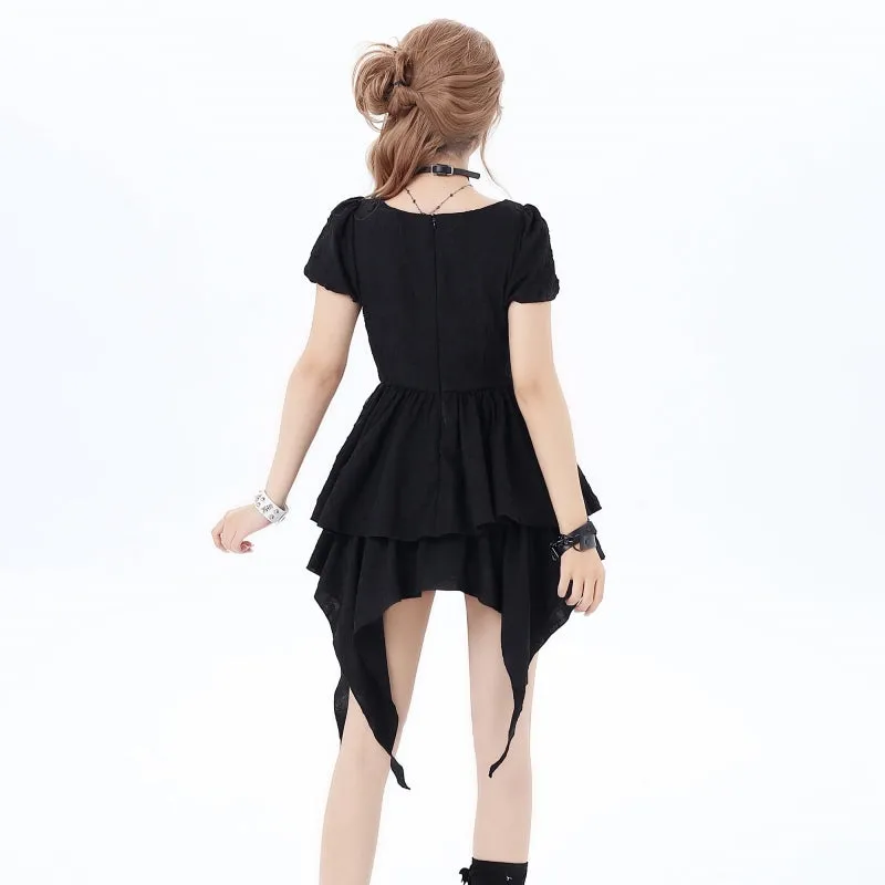 Summer Sweet Girly Style Irregular Dress